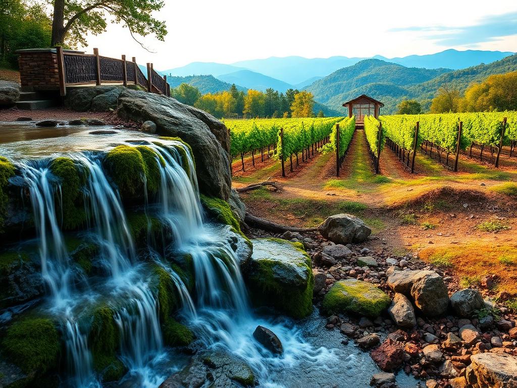 Waterfall & Winery Loop — Slow-paced, scenic, social.
